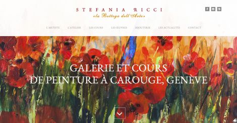 Atelier et cours de peinture avec Stefania Ricci, artiste peintre, exposition, atelier, galerie d'art, tableaux, Carouge, Genève, Suisse